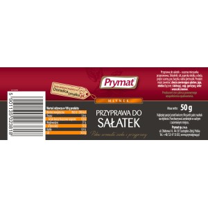Przyprawa do sałatek w młynku 50g Prymat